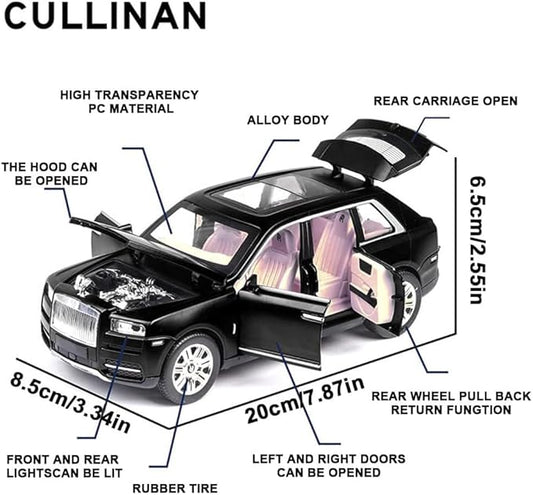 Royce CULLINAN Model Car Toy, Zinc Alloy Pull Back Car Toy